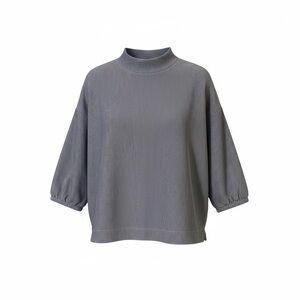 POETRY Hemp-Organic Cotton-Yak Yak funnel neck corduroy top. Size 8 GUC